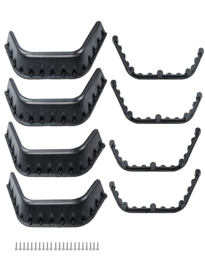 مجموعة واحدة من واقيات الرفارف بمقياس 1/10 مع براغي لسيارة التحكم عن بعد Axial SCX10 D90 D110 بمقياس 1/10 - Image 5